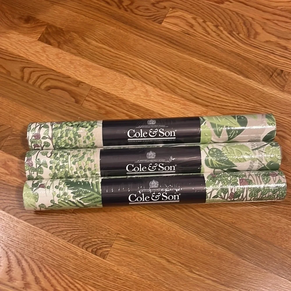 NWT Anthropologie Cole & Son Fern Wallpaper